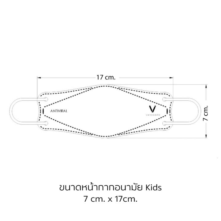 varogard-หน้ากากอนามัยเด็ก-สีขาว