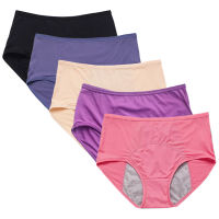 5 Pcs Menstrual Panties Women Absorbtent Leak Proof Period Briefs Lingerie Ladies Sexy Mesh Breathable Physiological Underwear