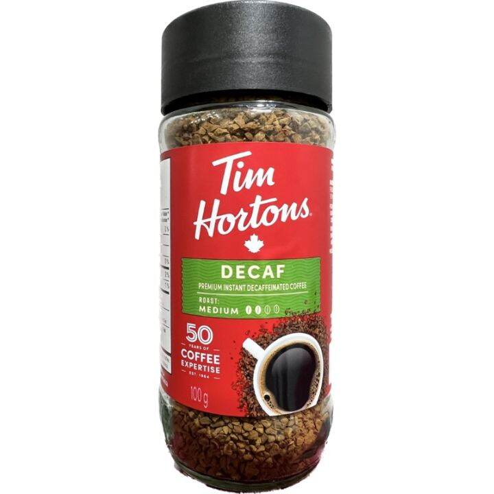 Tim Hortons Decaf Premium Instant Coffee Lazada PH