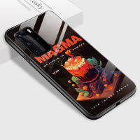 เคสโทรศัพท์มือถือเคส Huawei P40 P40 Pro P50 Pro Huawei P สมาร์ทหรูหราในช่วงฤดูร้อนเครื่องดื่มค็อกเทลโมจิชุดเคสนิ่มกันกระแทกเคสกระจกป้องกันมือถือเรียบ