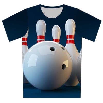 Joyonly 2018 Summer Children Printing Bowling T-shirt O-Neck Short Sleeve Casual Boys Girls Baby Kids T Shirt Cool Tees 4-20Y