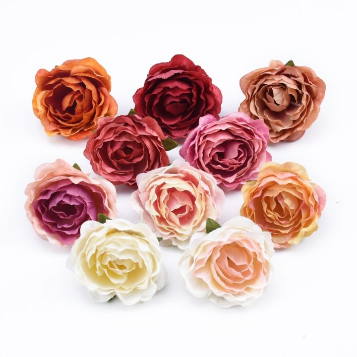 cc-10pcs-4cm-multicolor-wedding-decoration-silk-scrapbooking-artificial-flowers-wreaths-pompons