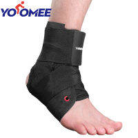 Yoomee 1 Pcs ที่พยุงรั้งข้อเท้าผ้าพันแผลปรับได้กีฬาเท้าที่พันข้อเท้ายืดหยุ่น Splint Guard Sprains บาดเจ็บ Protector