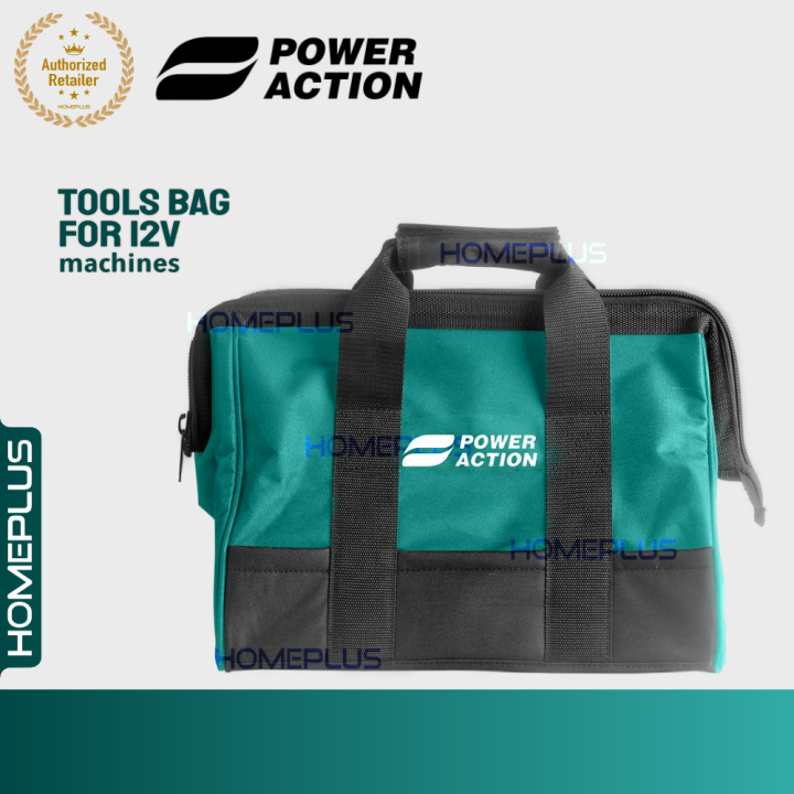 Homeplus Power Action Heavy Duty Tools Bag For 12V Machines Contractor