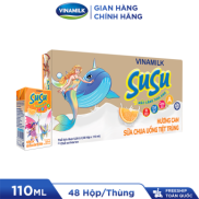 Thùng 48 Hộp Sữa Chua Uống Susu IQ Hương Cam 110ml