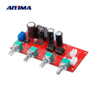 AIYIMA NE5532 HIFI สเตอริโอ Preamp เครื่องขยายเสียง Volume Tone Control Pre-Amp Preamplifier Treble Midrange Bass สำเร็จรูป