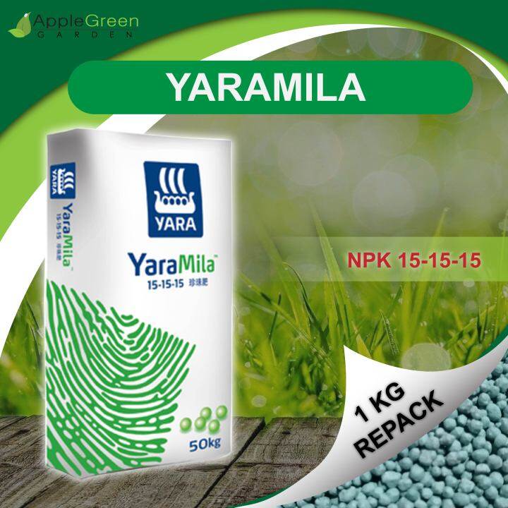 1KG YaraMila NPK 15-15-15 Fertilizer / Baja Subur / Compound Fertilizer ...