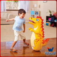 Wisell "ตุ๊กตาล้มลุก" ของเล่นออกกำลังกาย ตุ๊กตาเป่าลม 3-D Inflatable tumbler