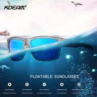 KDEAM KD7077ลอยน้ำได้สำหรับผู้ชายแว่นตาโพลาไรซ์แว่นกันแดด Floatable กีฬาทรงสี่เหลี่ยม UV400แว่นกันแดดสำหรับเล่นเซิร์ฟพายเรือ