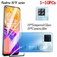 Realme ปกป้องหน้าจอสำหรับ KPY-006เคสโทรศัพท์มือถือ9 Pro + กันน้ำกันฝุ่นสำหรับ Realmi 8 5G 9I 9 Pro Plus ฟิล์มป้องกันกล้อง8I 8S