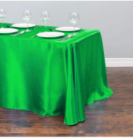 Satin Tablecloth Table Overlays Wedding Decoration Banquet Dining Table Cover New Year Christmas Table Cloth for Home Outdoor