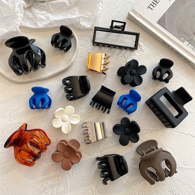 [COD] and Korean geometric simple all-match hair clip back of the head high ponytail fixed artifact temperament accessories female