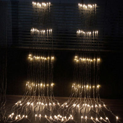 new year Fairy String Garland 3X3M 6X3m LED Waterfall Festoon Meteor Shower Rain String Light Christmas Decoration For home