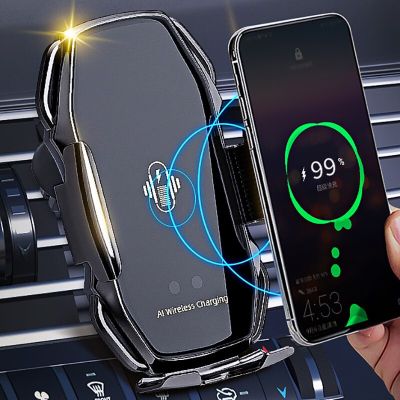 A5 10W Wireless Car Charger Automatic Clamping Fast Charging Phone Holder Mount Car for iPhone 11 Huawei Samsung Smart Phones Car Chargers