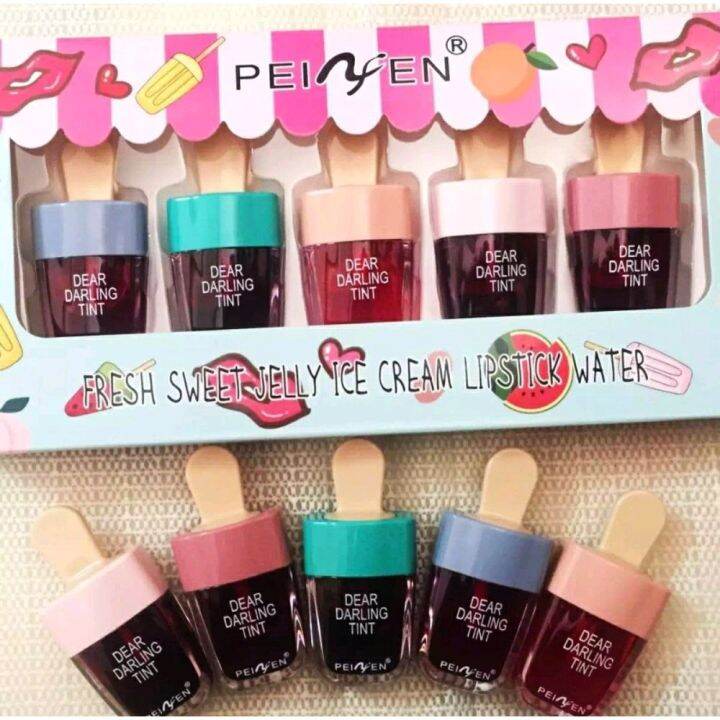 Ice Cream Lip tint Set 5 in 1 Lazada