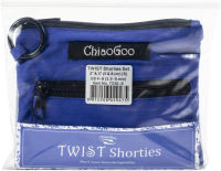 ChiaoGoo Twist Shorties Stainless Steel Interchangeable Set, 2-inch and 3-inch (5 and 8cm) Small (7230-S)