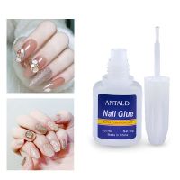 10ml Nail Glue For Fake Nails Rhinestones Gel For Manicure Fast Drying Adhesive Glue For False Nail Tips Stick Gems Polish Adhesives Tape