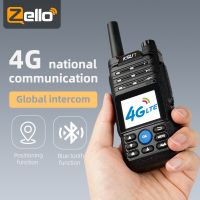 Zello วอล์คกี้ทอล์คกี้4G วิทยุพร้อมกับซิมการ์ดบลูทูธระยะไกลวิทยุสองทางวิทยุสื่อสารมืออาชีพที่มีประสิทธิภาพ KSUN S35 ZL10