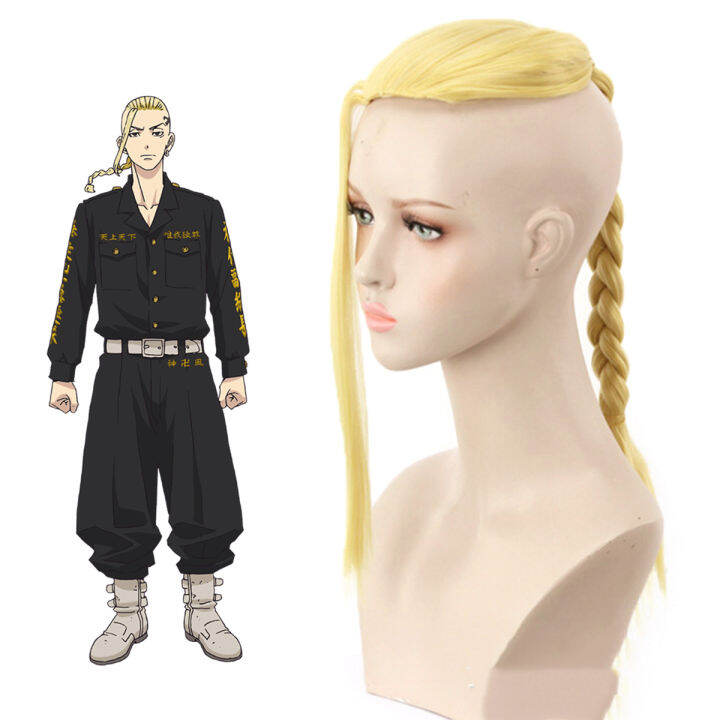 Anime Tokyo Revengers Ken Ryuguji Draken Cosplay Braid Wig Hair ...