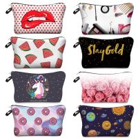 1PC New Portable Watermelon Pattern Women 39;s Makeup Bag Brush Tools Bag Pencil Case Cosmetic Bag Organizer Pouch Box Lady Kit