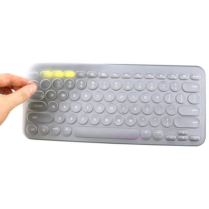 k380-keyboard-cover-for-logitech-k380-for-logi-wireless-silicone-protector-skin-case-film-tpu-shell-english-korean-clear-black-basic-keyboards