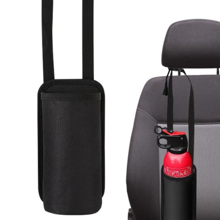 fire-extinguisher-storage-bag-car-seatback-bag-portable-water-cup-storage-car-fire-extinguisher-mount-holder-for-umbrellas-cell-phones-beverages-cool