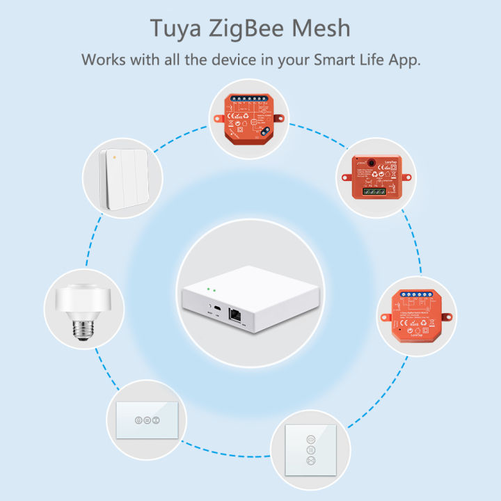 Tuya Zigbee 3.0 Curtain Switch Module for Roller Shutter Blind Motor ...