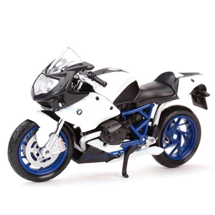 รถ1-18-bmw-แบบคงที่-gs-แบบ-r1250ของเล่นแบบจำลองรถมอเตอร์ไซค์สำหรับงานอดิเรกของสะสม