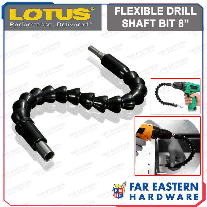 LOTUS Flexible Drill Shaft Bit 8" LTXT200FDS LTAC Lazada PH