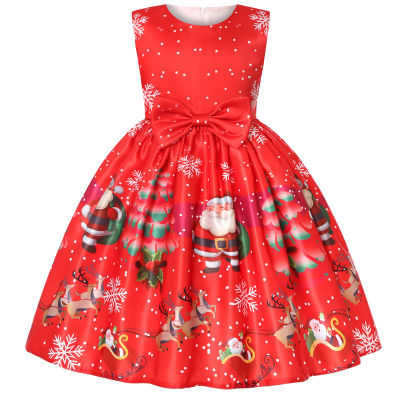 Toddler Kids Polka Dot Princess Dresses For Girls Christmas Flower Girls Wedding Dress Children Evening Party Dress 3 8 10 Year