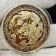 💖【Lowest price】MH เหรียญกษาปณ์จีนที่ระลึกเหรียญทองมังกรมาสค็อตของขวัญเหรียญทองแบบใหม่