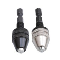 Drill Chuck Keyless Screwdriver Impact Driver Adaptor Electric Micro Motor Clamp Mini Chuck Fixture Hex Shank Drill Bits Adapter