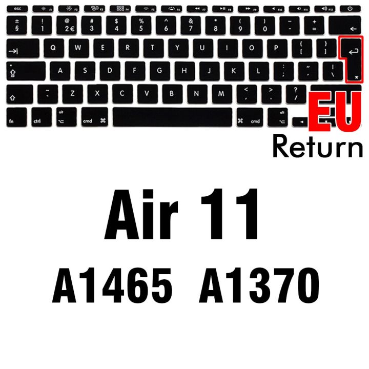 แผ่นครอบแป้นพิมพ์สำหรับแมคบุ๊ค-apple-pro13-16-15-air13นิ้วทุกรุ่นแล็ปท็อปเคสซิลิโคนตัวป้องกันแบบใส-a2442ผิว-a2337-eu-us