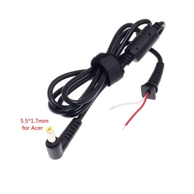 【YF】 5.5x1.7mm DC Power Charger Plug Cable Connector 90 Right Angle Cord for Acer Laptop / Notebook Adapter
