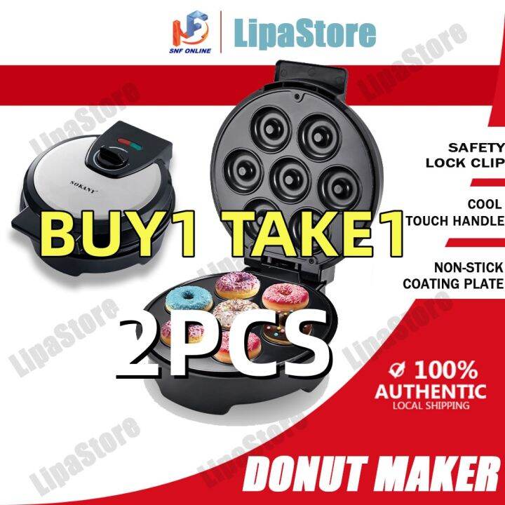 6&7&12&16 Holes Mini Donut Maker Mini Donut Machine Sandwich Maker