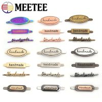 【CC】✌  10/30Pcs Meetee Metal Labels Pin Buckle Handcraft Mortise Clasp Webbing Tag Hardware Accessories