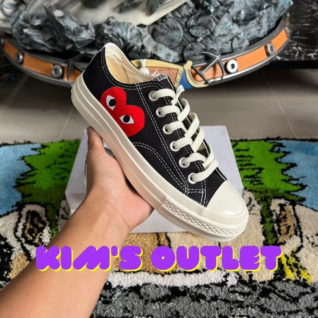CONVERSE X CDG LOWCUT AND HIGH CUT SHOES FOR MEN AND WOMEN | Lazada PH