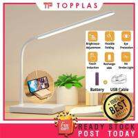 {ItalyNest shop}โคมไฟ LED,ที่หรี่แสงแบบแตะอ่านหนังสือชาร์จโคมไฟตั้งโต๊ะปกป้องดวงตาการเรียนรู้โคมไฟตั้งโต๊ะ USB?ขายดี?