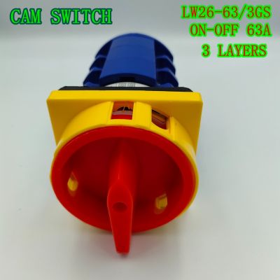 CAM SWITCH LW26-/3GS แคมซีเล็คเตอร์สวิทซ์ ON-OFF 20A 32A 63A