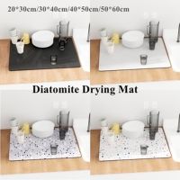 ????? ????? 50x60 Diatomite Dish Drying Mat Super Water Absorbent drying Mat for Kitchen Counter Wash Basin Sink Drain