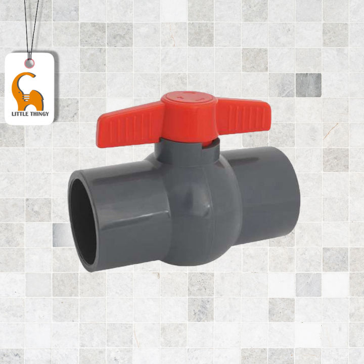 4 Inches LD PVC Ball Valve Threaded End LittleThingy