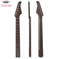 ZCMJ Mall 22 Fret Wenge คอกีตาร์ไฟฟ้ามือจับด้านขวากีตาร์ไม้ใช้ได้กับมือจับแบบคอกีตาร์ไฟฟ้า