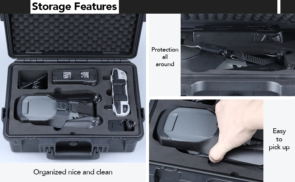 Lykus Titan M300 Waterproof Hard Case for DJI Mavic 3 Basic Kit CASE ONLY Take the Essentials and Carry Light 