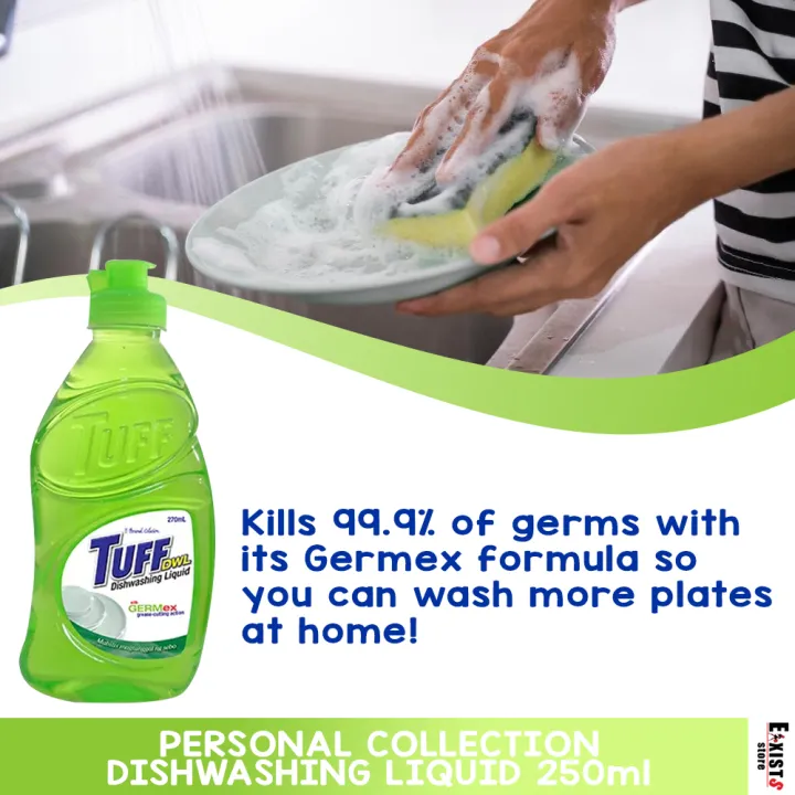 Personal Collections Tuff Dishwashing Liquid with Germex 250ml Kills 99