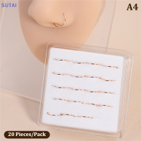 ?【Lowest price】SUTAI ห่วงจิวจมูกรูปกลมห่วงสำหรับผู้หญิงผู้ชายผู้หญิงผู้หญิงผู้หญิงผู้หญิงผู้หญิงเครื่องประดับเจาะร่างกายแหวนจมูกที่สร้างสรรค์แบบเรียบง่าย