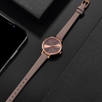 IBSO authentic female waterproof contracted quartz watch students ms leisure belt ultra-thin fashion ₪