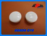 HONDA C70 C 70 REAR FORK RUBBER STOPPER "WHITE" (1 PAIR) // ยางอุดตะเกียบหลัง สีขาว (1 คู่) สินค้าคุณภาพดี