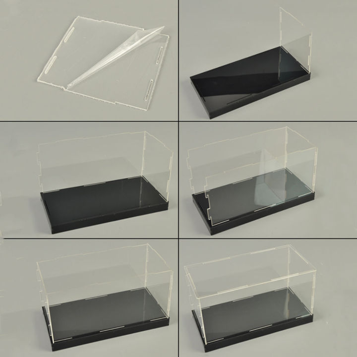 perfeclan-acrylic-display-case-countertop-box-organizer-cube-dustproof-for-dolls-car-models-rc-toys