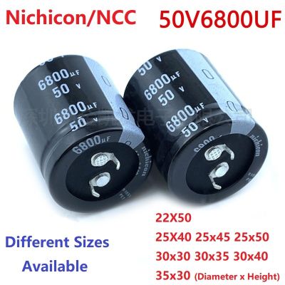 【cw】 2Pcs/Lot Japan Nichicon/NCC 6800uF 50V 50V6800uF 22X50 25X40/45/50 30x30/35/40 35x30 Amplifier Capacitor ！