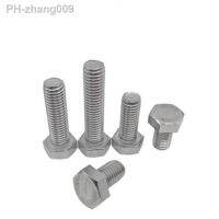 100PCS DIN933 M1.6 M2 M2.5x6/8/10/12 External Hex Hexagon Head Screws with Full Thread hex bolt